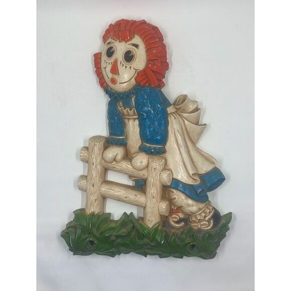 Bobbs Merrill Company 1977 Raggedy Ann Hanging Decor - Picture 1 of 6
